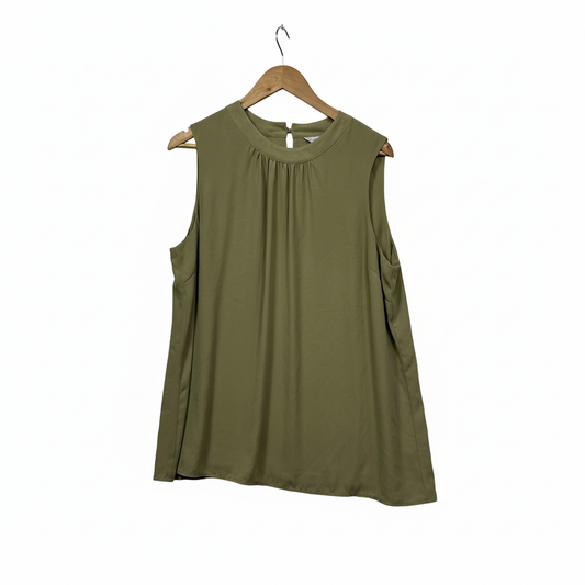 Preview Olive Sleeveless Top - Size 20