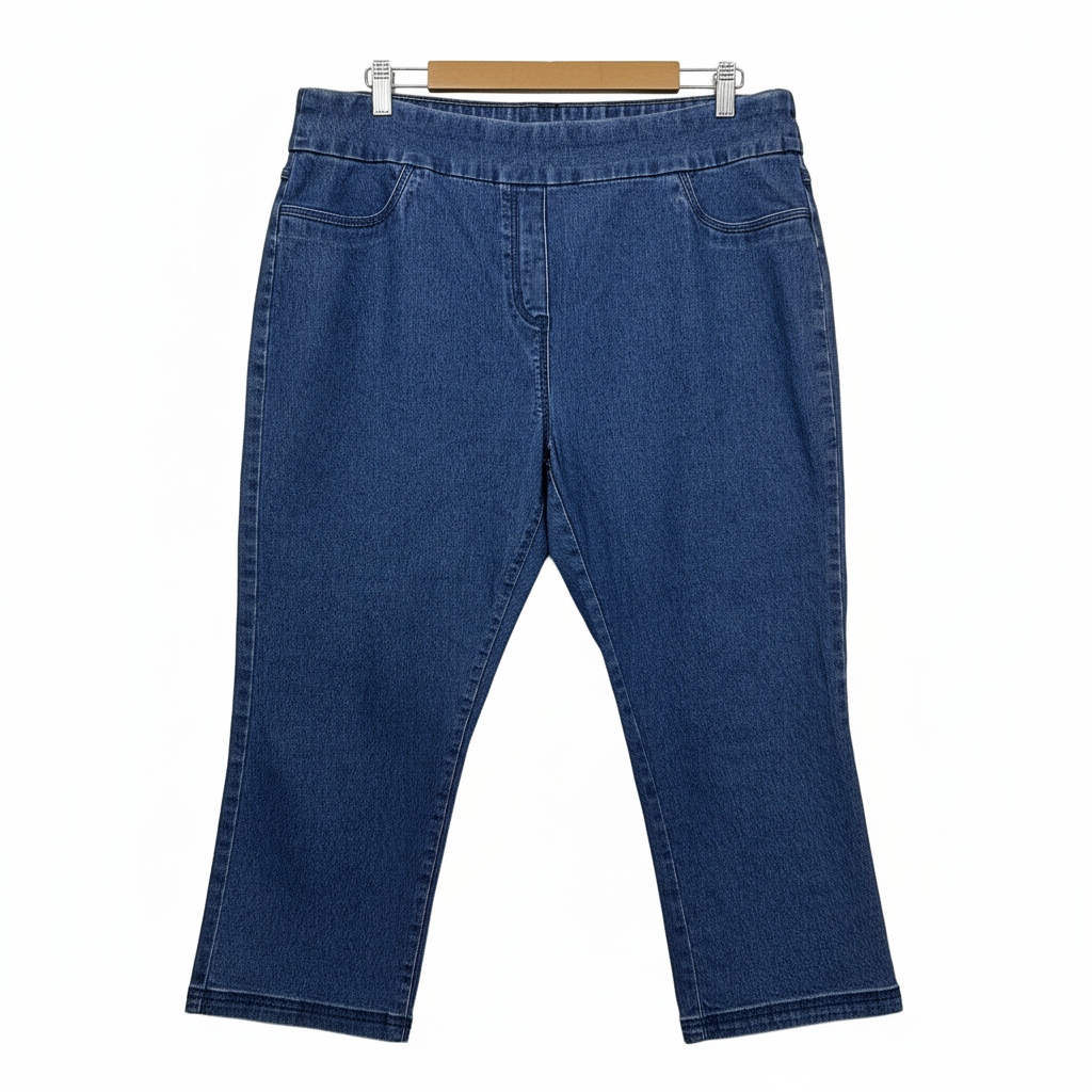 Millers Blue Denim Capri Pants - Size 18