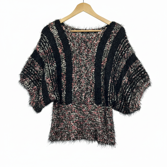 Crossroads Black Multicoloured Top - Size XL