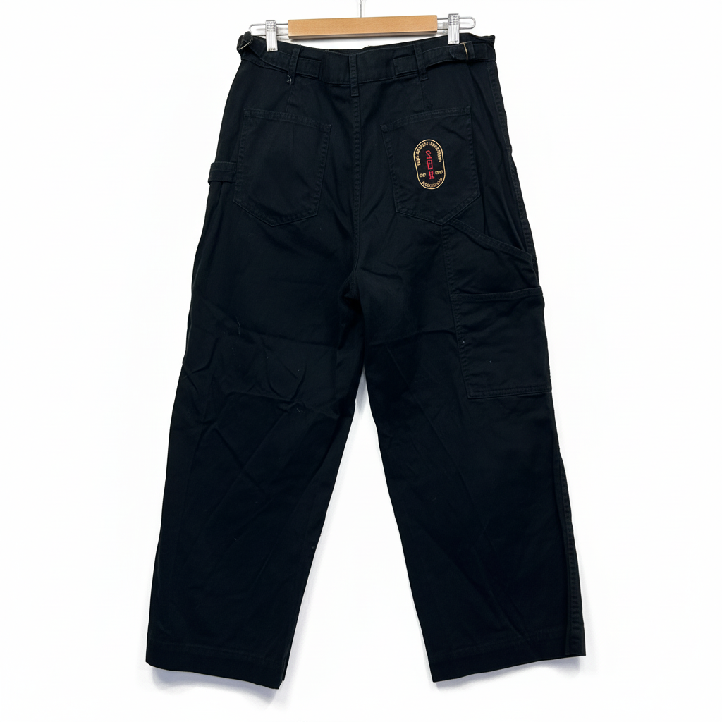 Sük Workwear Black Construction Pants - Brand Label