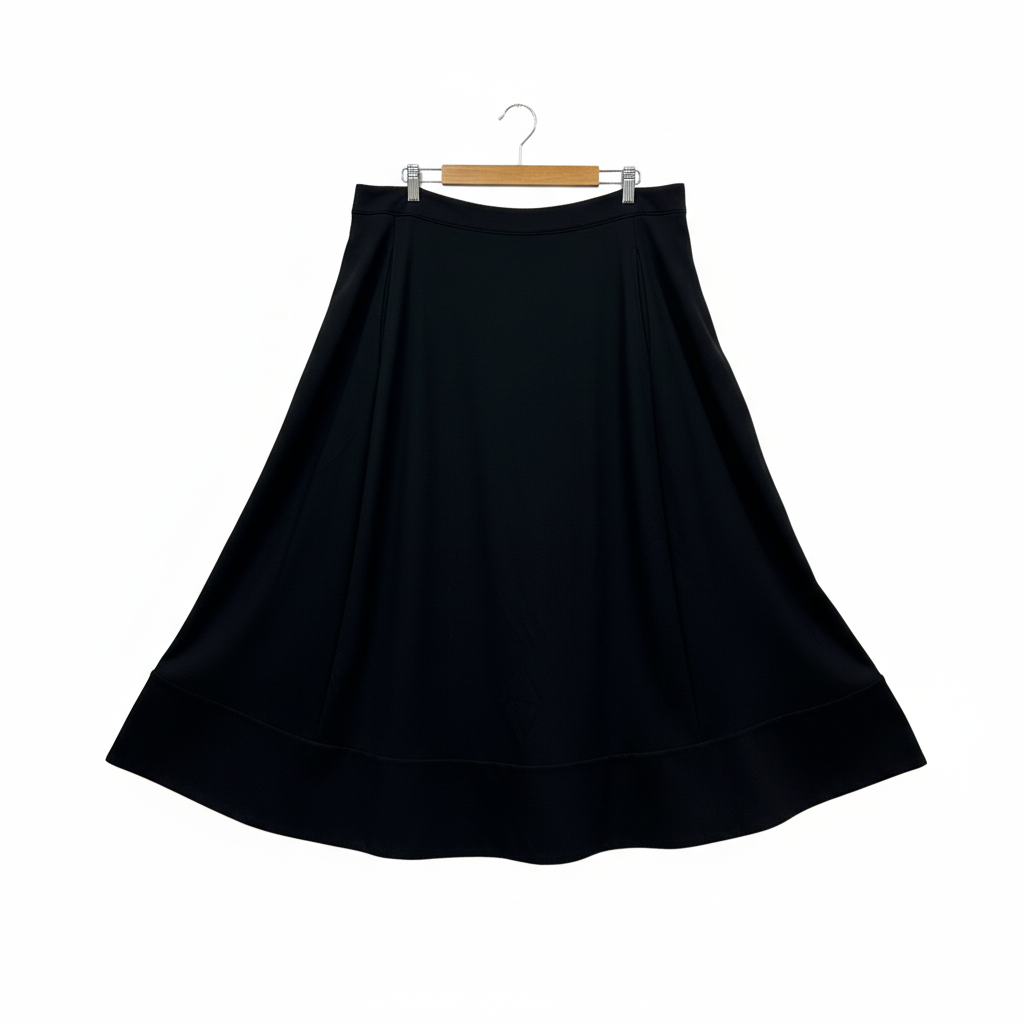 Commonry Black A-line Skirt with Pockets - Size 20