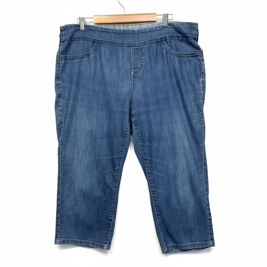 Katies Blue Capri Pants - Size 16