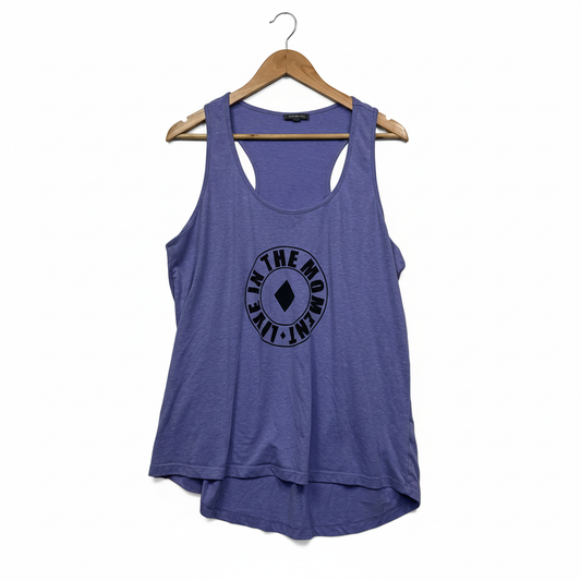 Target Active purple racerback tank front view