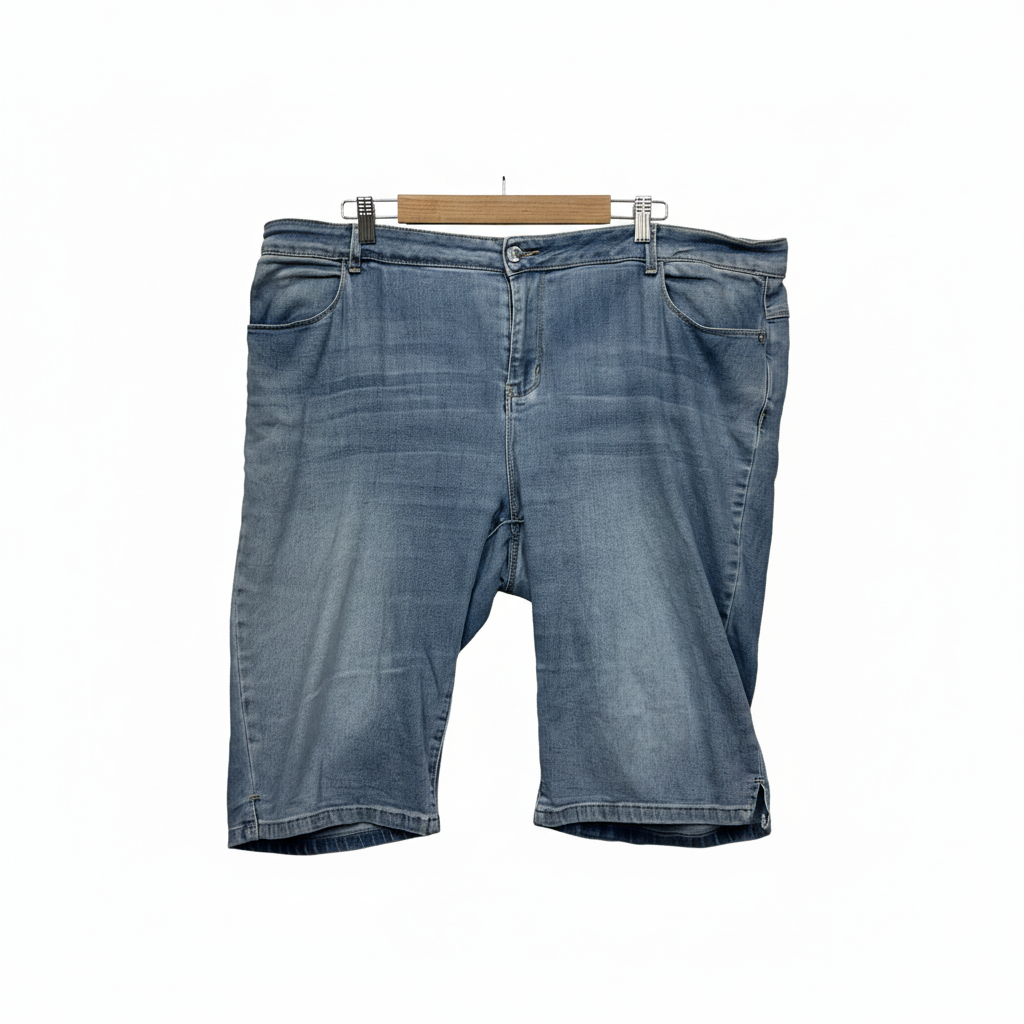 Breakers Blue Denim Shorts - Size 18