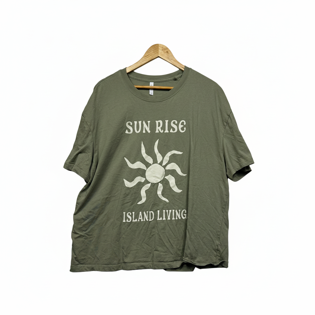 Piper Khaki Short Sleeve T-Shirt Size 16