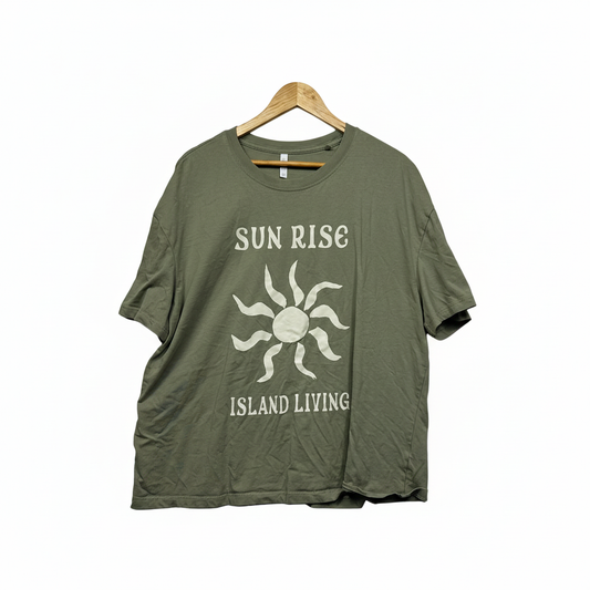 Piper Khaki Short Sleeve T-Shirt Size 16