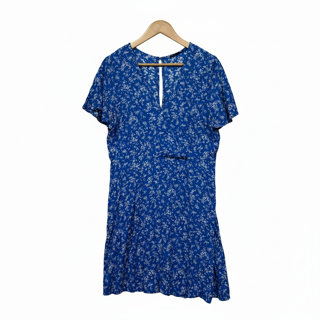 Tokito Blue Floral Dress - Size 16
