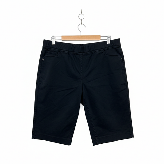 W. Lane Black Bermuda Shorts - Size 14