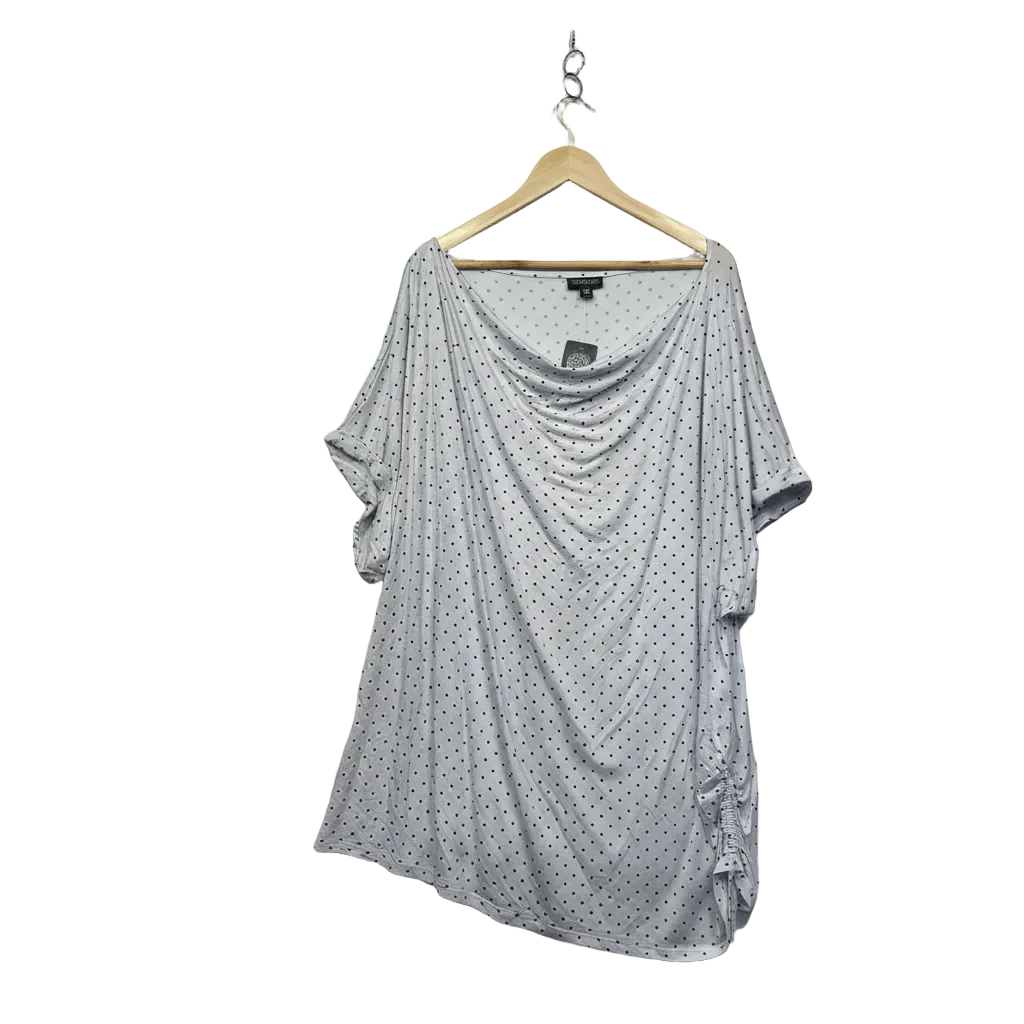 Autograph White Polka Dot Top -  Size 24