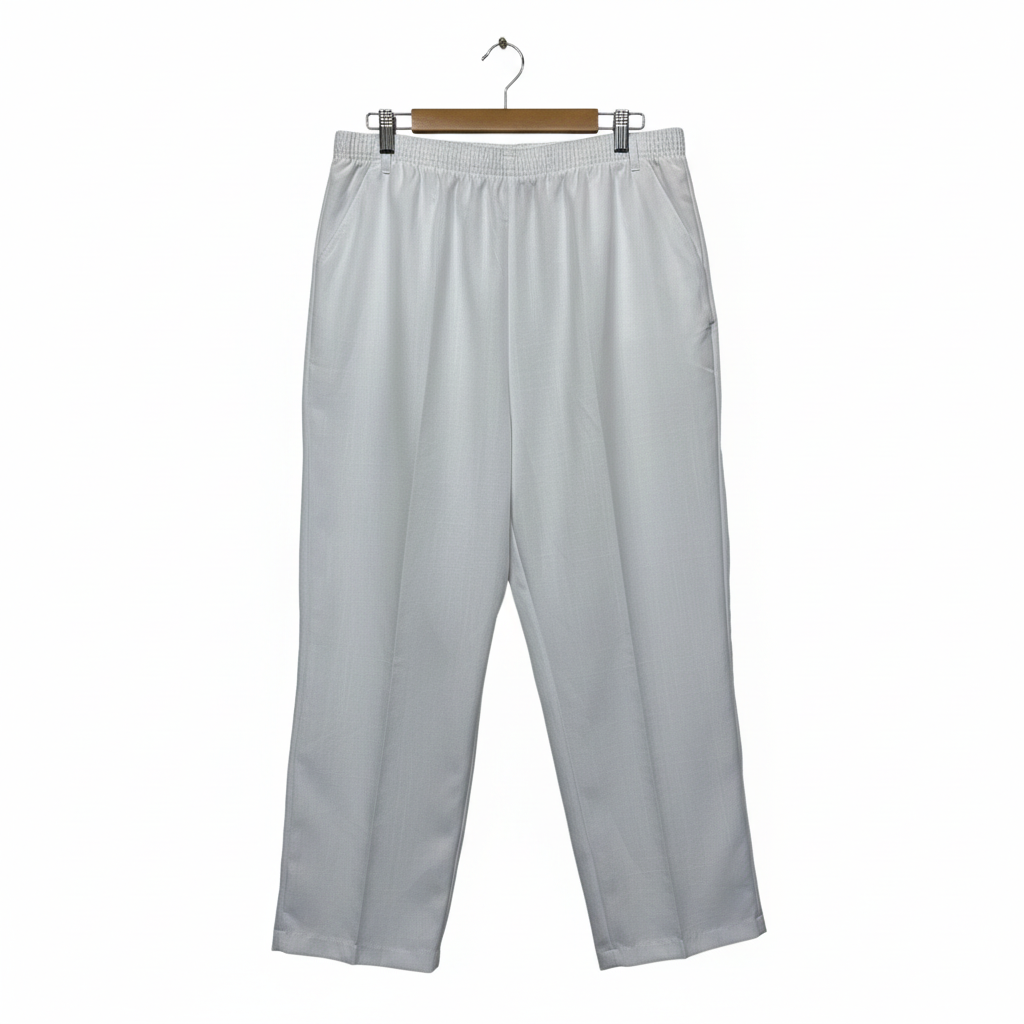 Noni B Flora white shorts front view