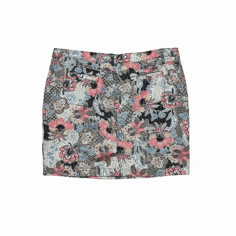 Katies Multicoloured Floral Skirt - Size 18