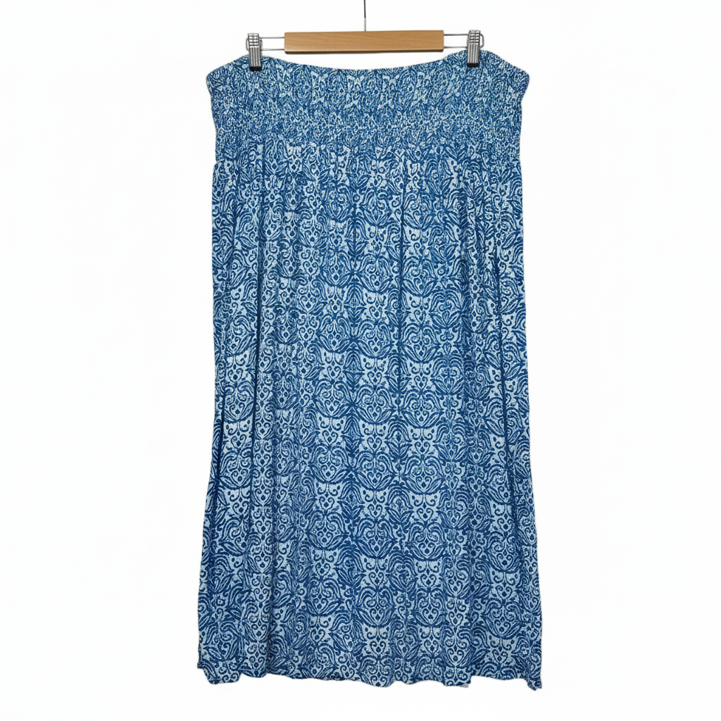 Isobelle Blue Maxi Skirt - Size 22