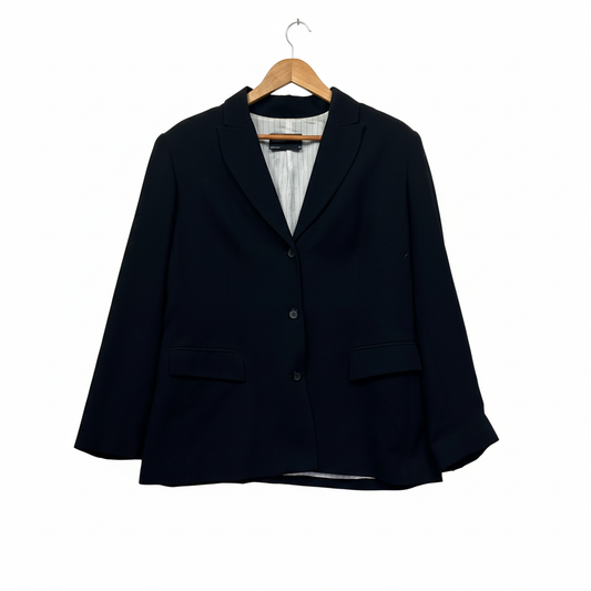 Stitches Australia black and grey colourblock jacket front view