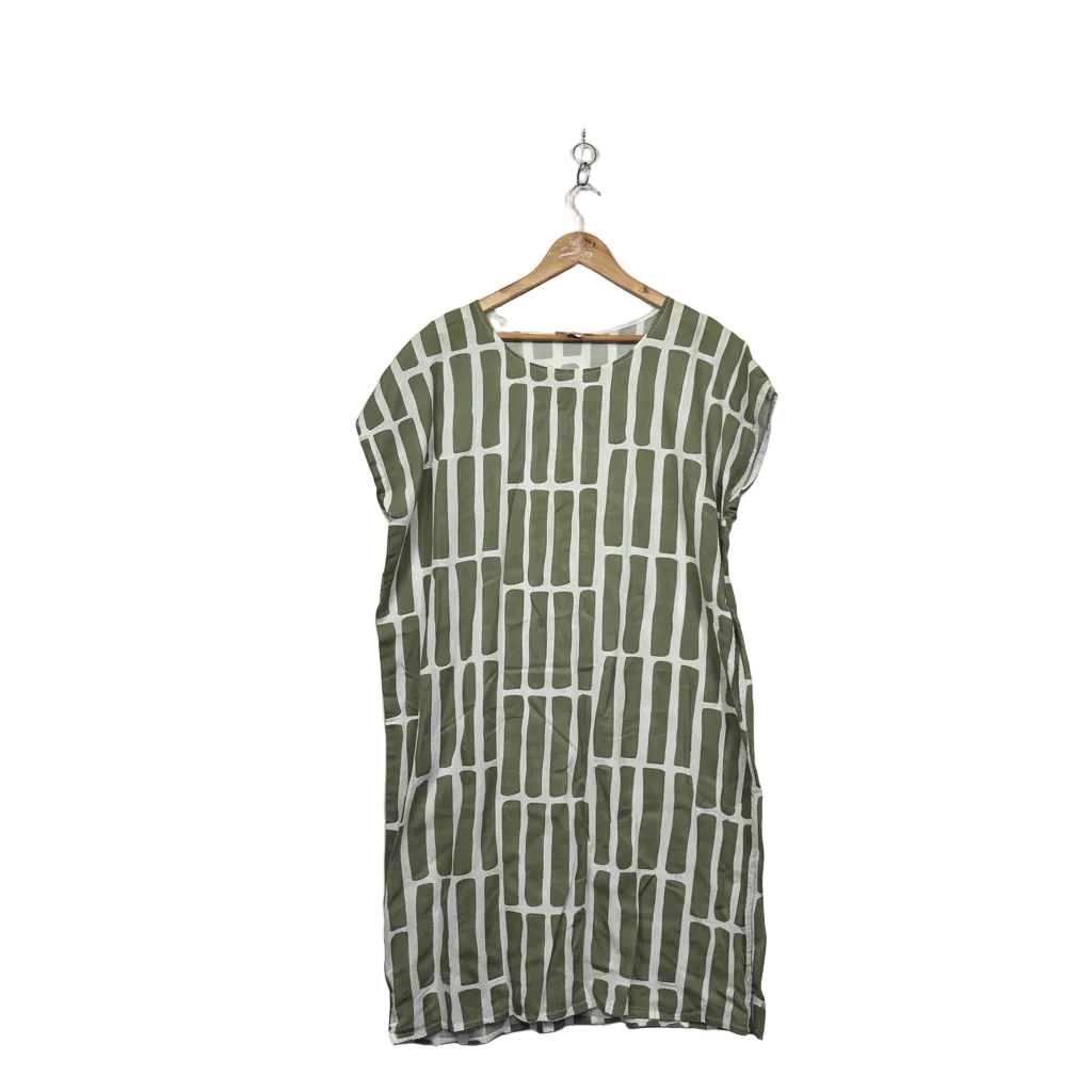 Elements Yoga Geometric Print Dress - Size 16/18