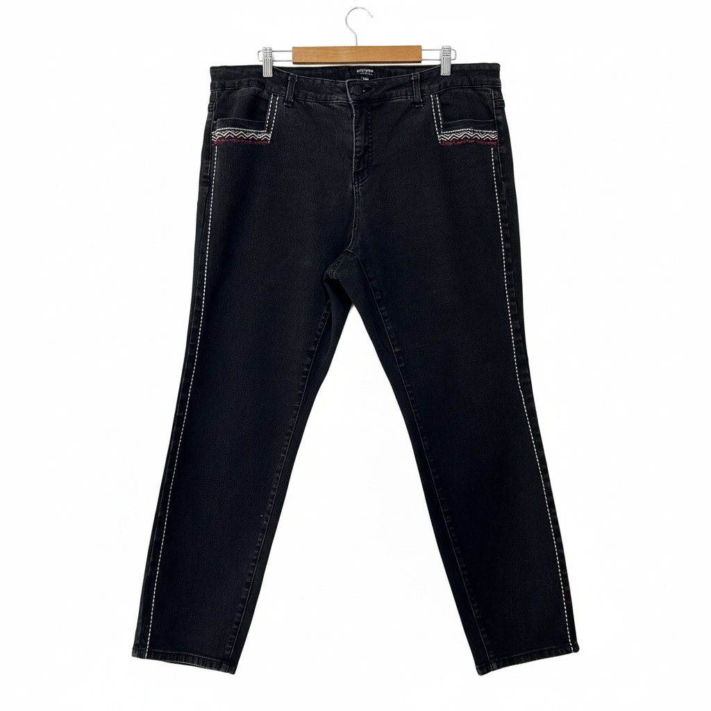 Autograph Denim Black Jeans - Size 20