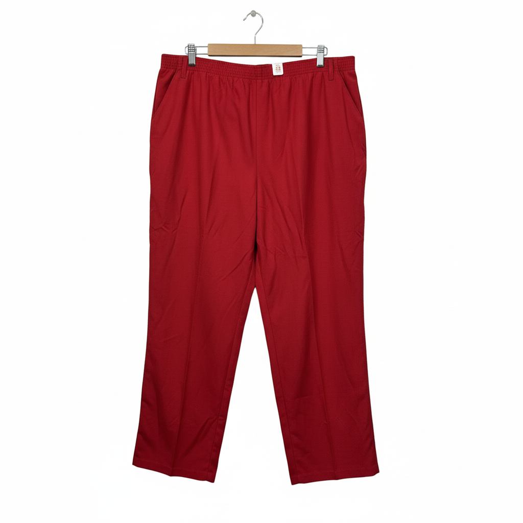Millers Deep Red Smart Pants - Size 22