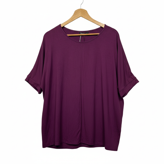 Bloomchic Burgundy Purple Top - Size 18-20