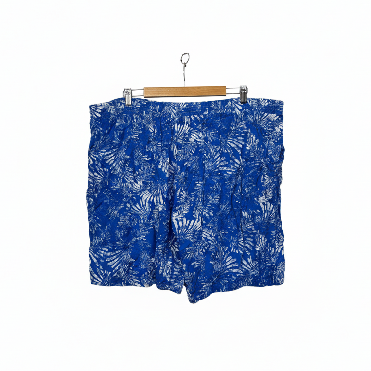 Millers blue print skirt size 22 detail view