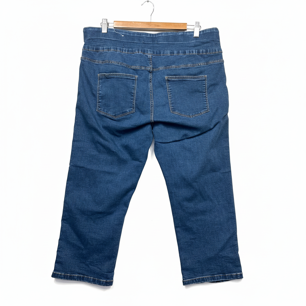 Katies Navy Capri Jeans - Waist Measurement