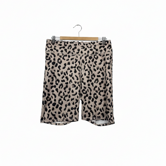 Anko Leopard Print Bike Shorts - Size 16