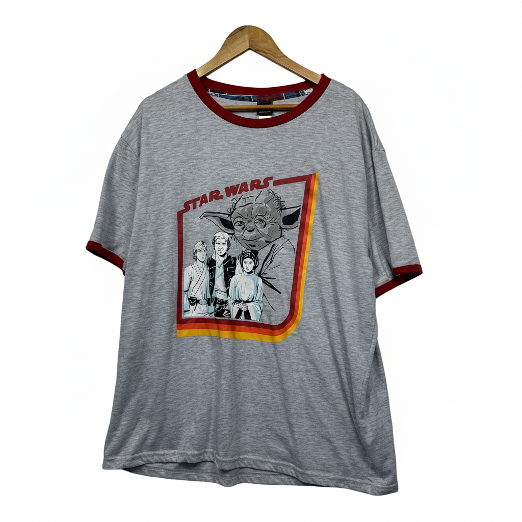 Star Wars Grey Graphic Mens T-Shirt - Size 3XL