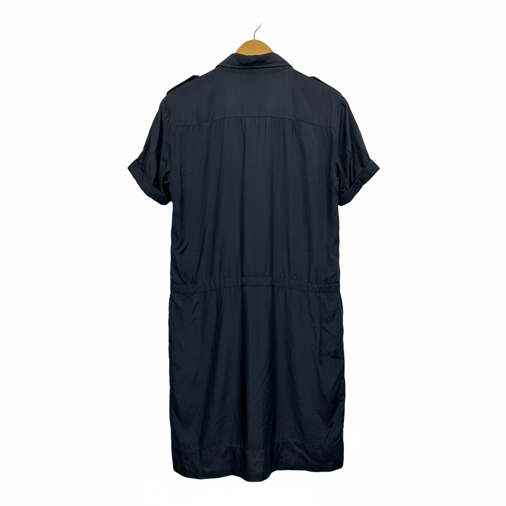 Country Road Navy Blue Dress - Back View