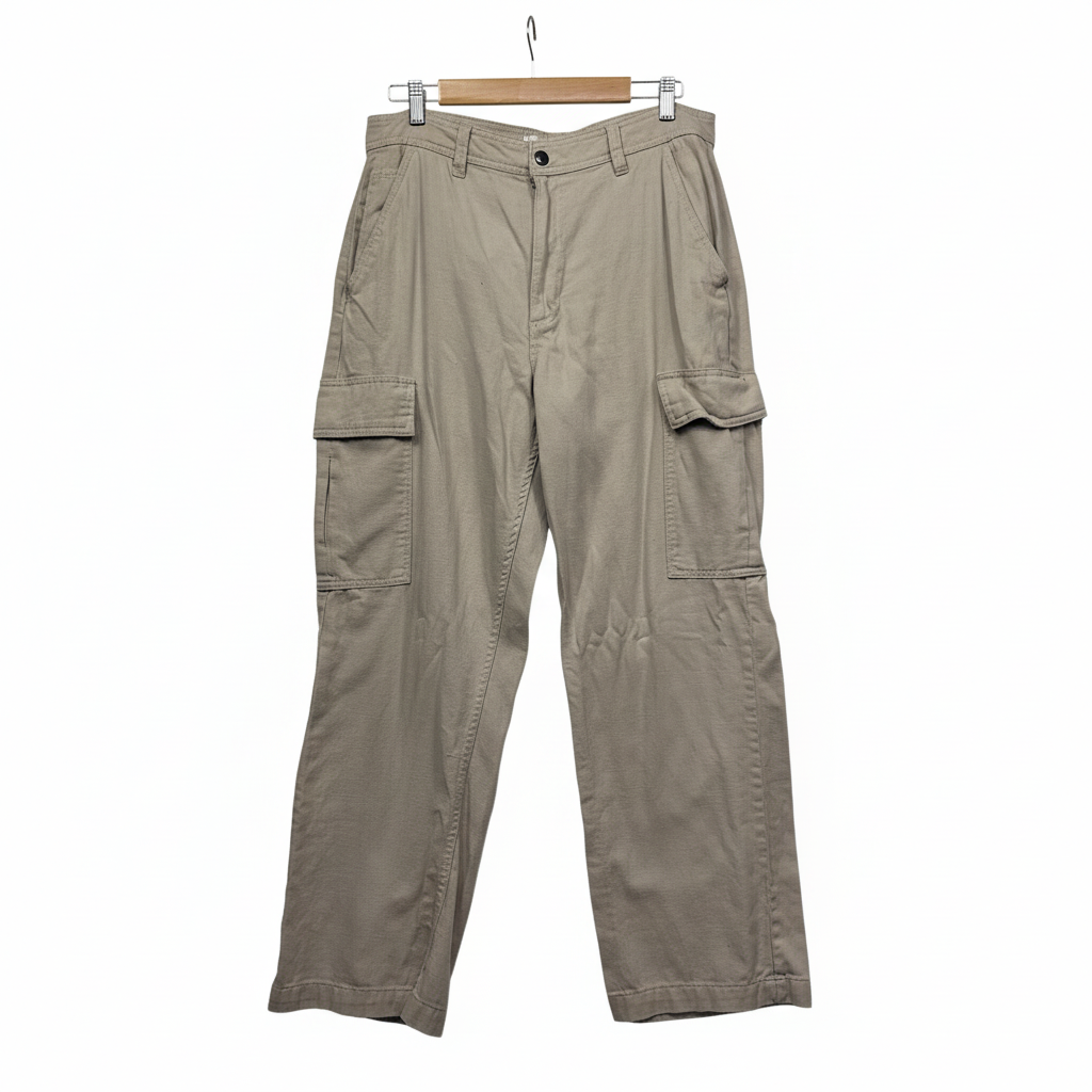 Cotton On Beige Cargo Pants - Size 14
