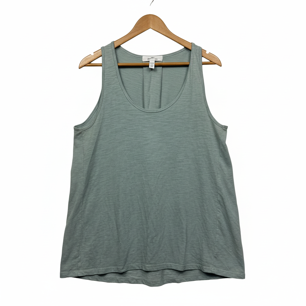 Keepers Green Singlet - Size 16 front view