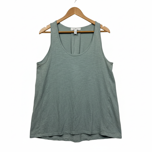 Keepers Green Singlet - Size 16 front view