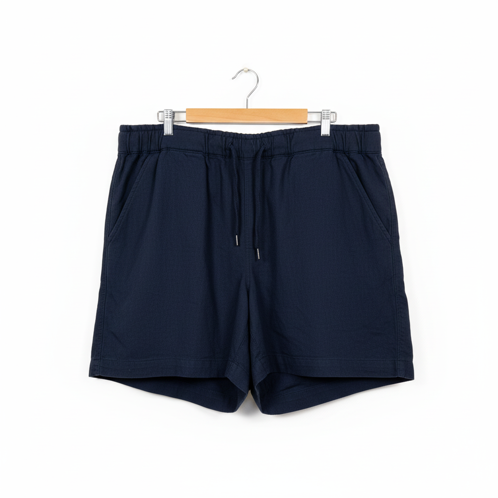 Anko Curve Navy Blue Cotton Shorts - Size 22