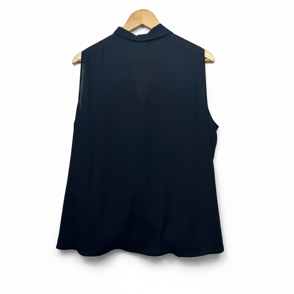 Now Navy Sleeveless Top - Brand Label