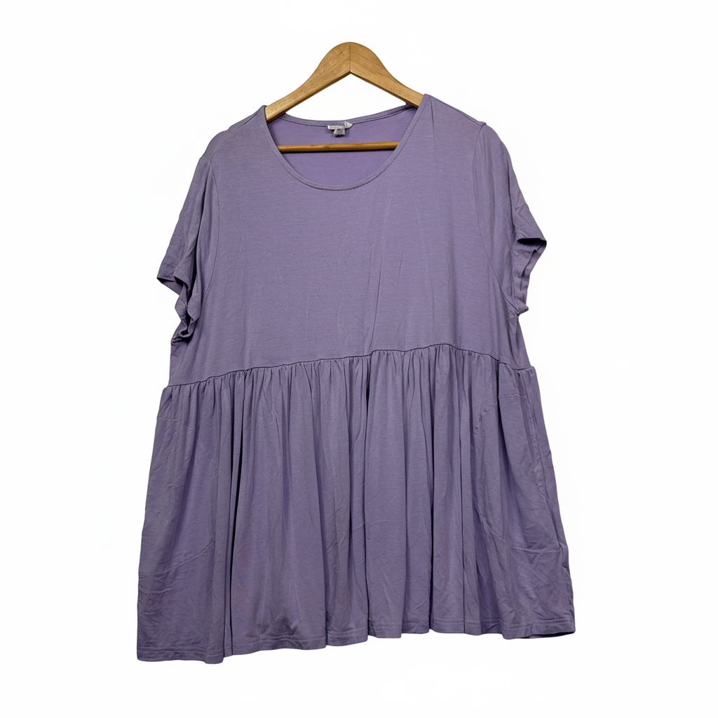 Reach lilac peplum top size 16