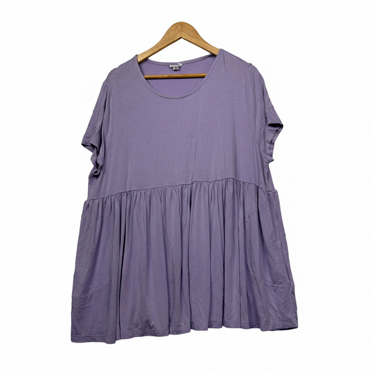 Reach lilac peplum top size 16