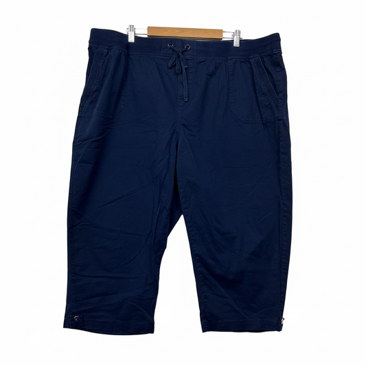 Navy blue drawstring shorts size 24