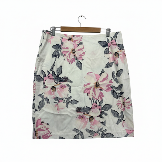 Philosophy Australia Floral Print Pencil Skirt - Size 14