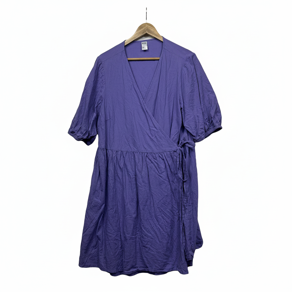 Anko purple wrap dress size 20