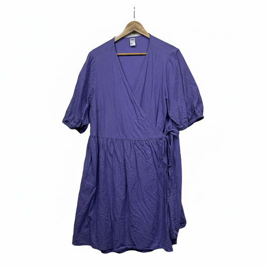 Anko purple wrap dress size 20