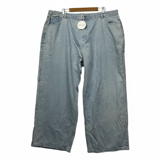 You + All Light Wash Blue Wide Leg High Rise Denim Jeans - Size 24
