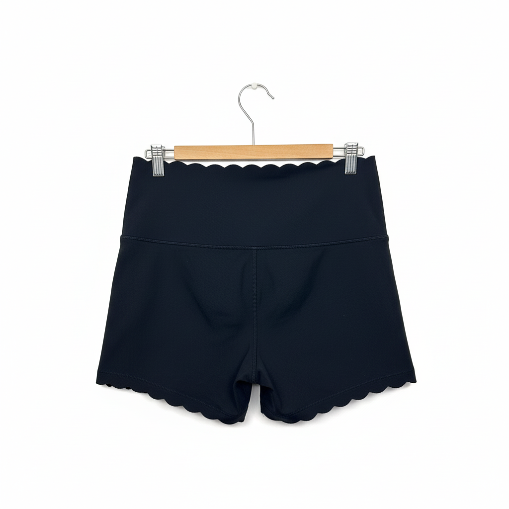 Lorna Jane navy activewear shorts size L back view