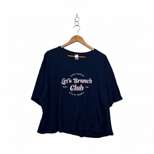 Anko Sleep Navy Blue Oversized Sleep Tee - Size 22