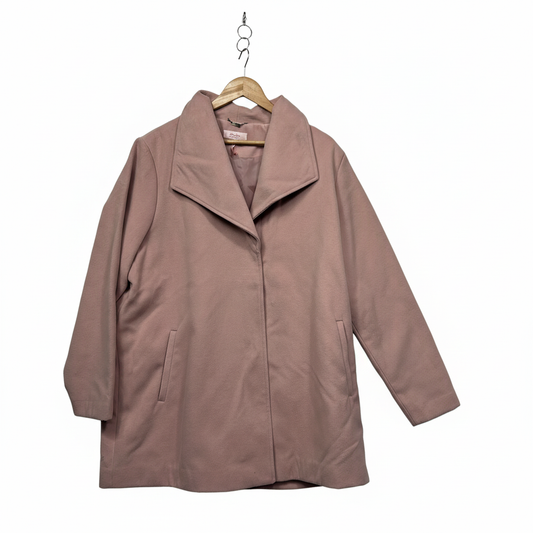 Millers pink jacket with gold metallic trim size 20