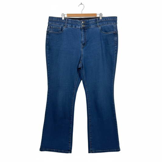 Autograph blue bootcut jeans size 24