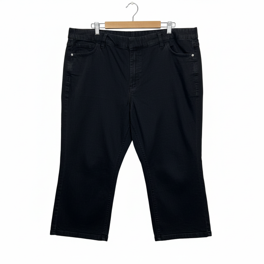 Autograph Denim black capri pants