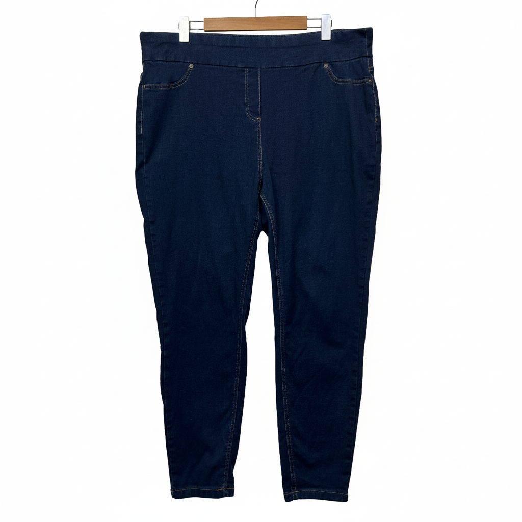 Millers Woman Navy Denim Jeggings - Size 22
