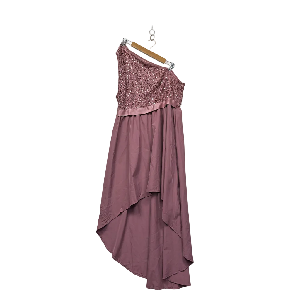 Shein Curve Sequin One Shoulder Dress - Size 1XL