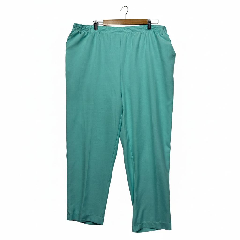 Turquoise skirt front view