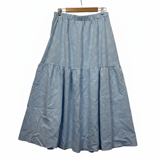 Shein Blue Tiered Skirt - Size XL