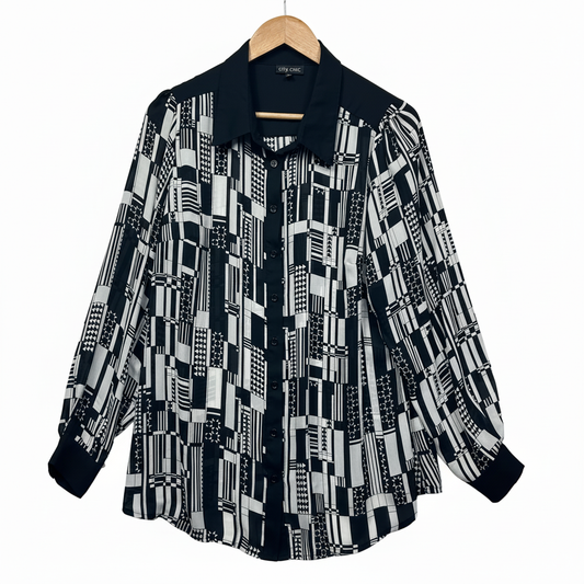 City Chic Shirt - Size XS