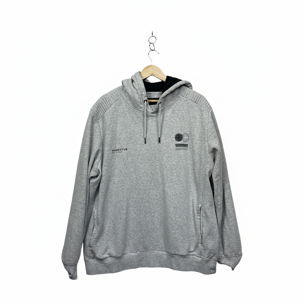 Connor Grey Hoodie with Momentum Graphics - Size 3XL