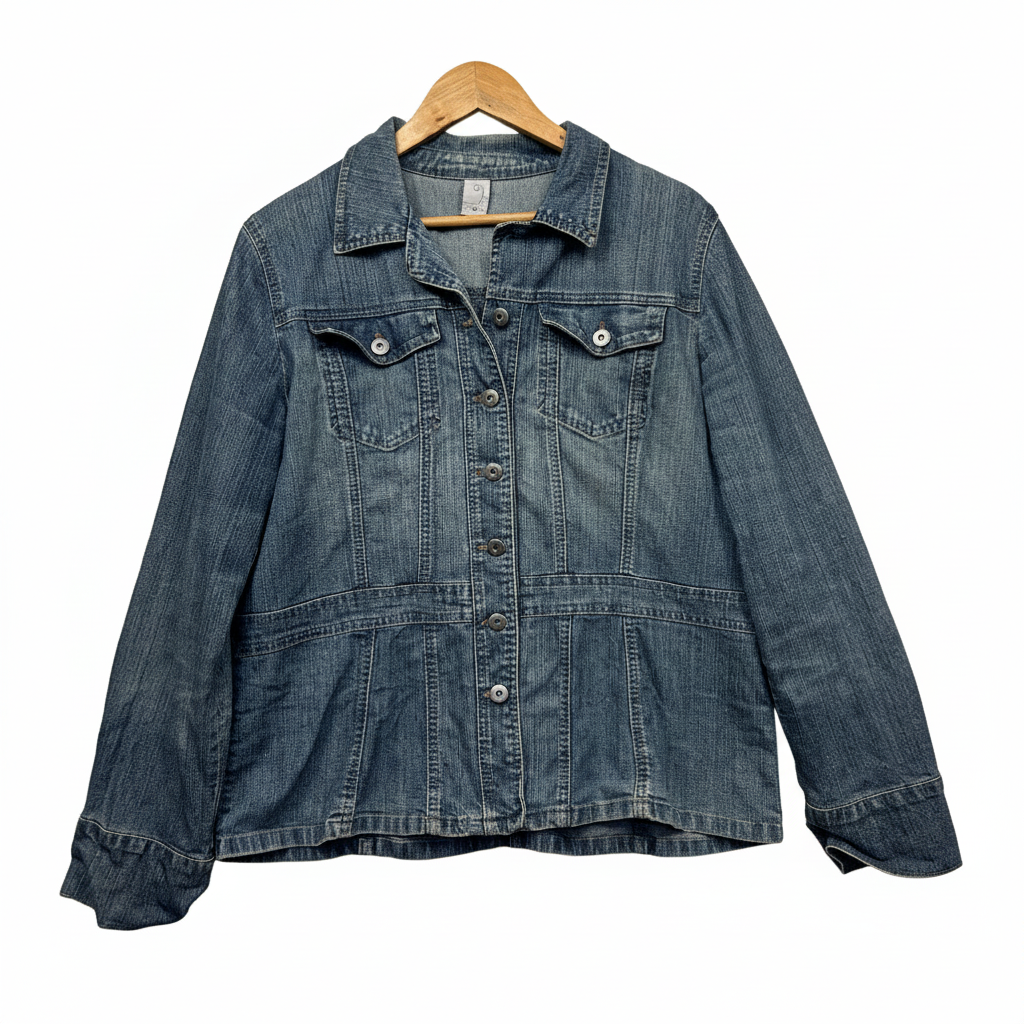 Vintage Target Blue Denim Jacket - Size 18